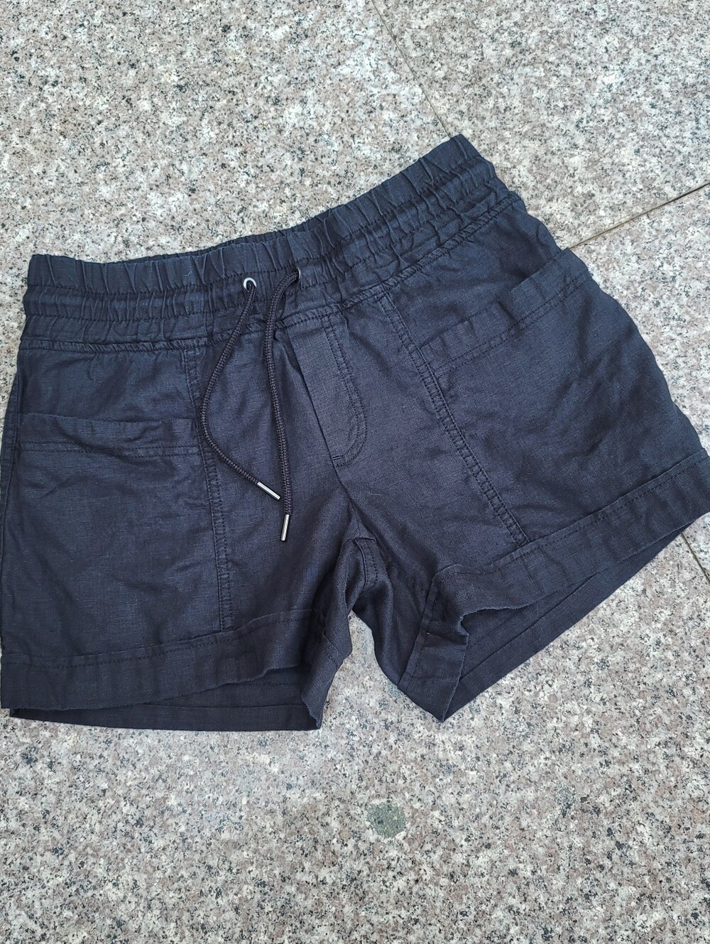 Athleta cabo linen shorts